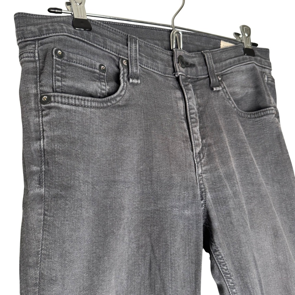 Rag & Bone JEAN Skinny Jeans‎ Distressed Charcoal Grey W1502O337 Size 27